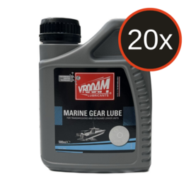20x VROOAM Marine Gear Lube - 0,5 liter fles - SAE 80W-90 (staartstuk olie)