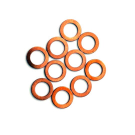 Koperen sluitringen M3,3 100 stuks (3,3 x 7 x 1,00 mm) PRO-SERIES