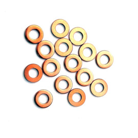 Koperen sluitringen M6 100 stuks (6 x 10 x 1,50 mm) PRO-SERIES