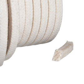 Vetkoord / gevlochten pakking / Stopbuspakking, 10 x 10 mm (per meter), ICP 931, food grade